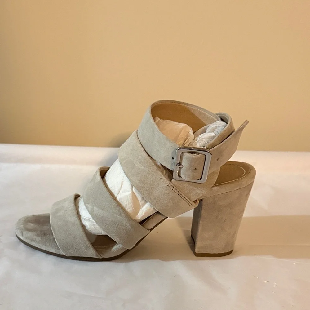 Vionic Taupe Strappy Heels - Picture 11 of 15